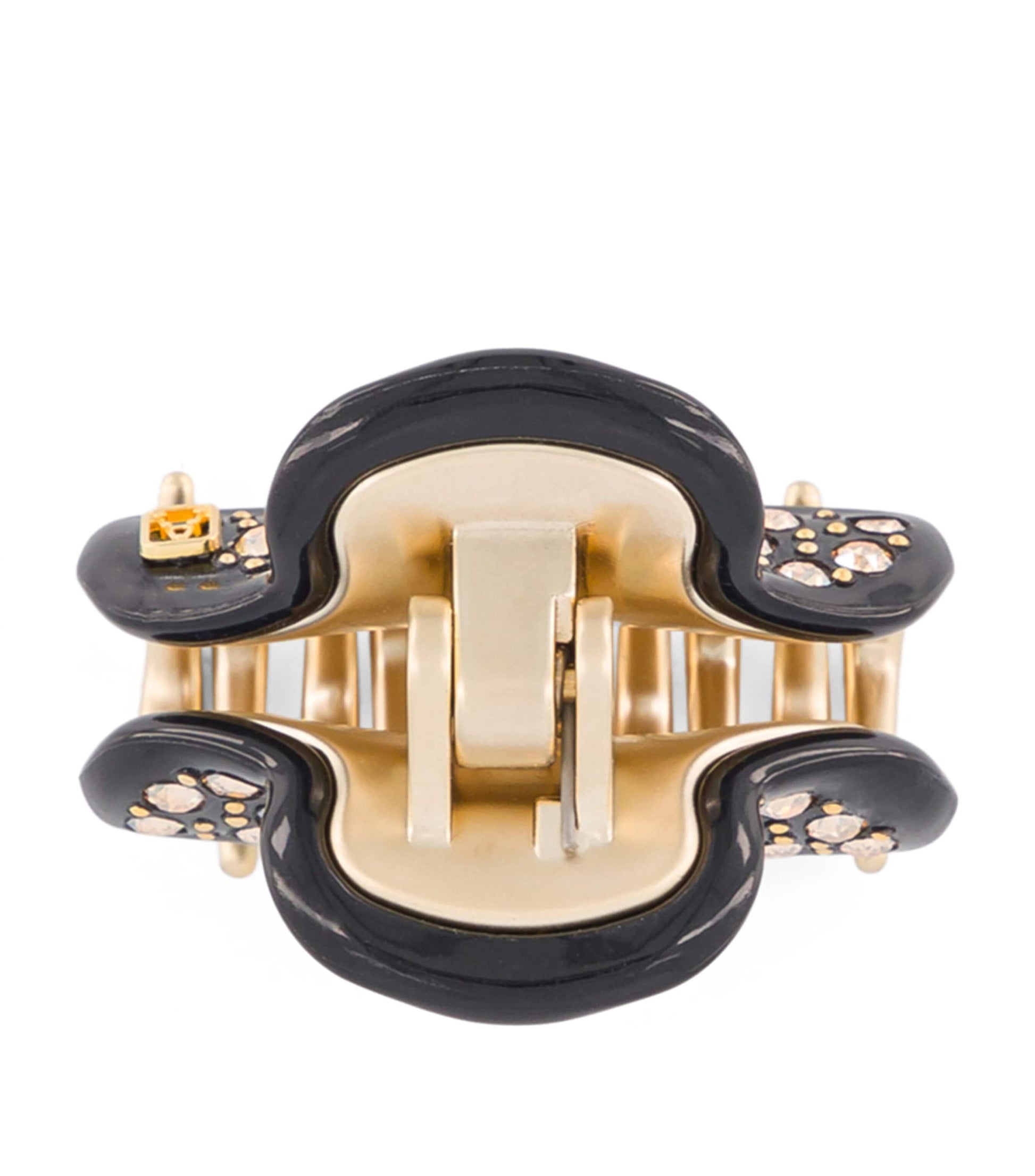 Alexandre de Paris Gold-Plated Crystal-Embellished Claw Hair Clip