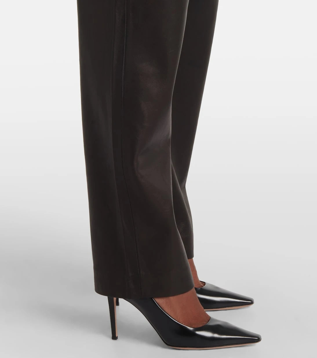 The Sei - Leather straight pants