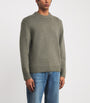 Green Cashmere Crew-Neck Sweater