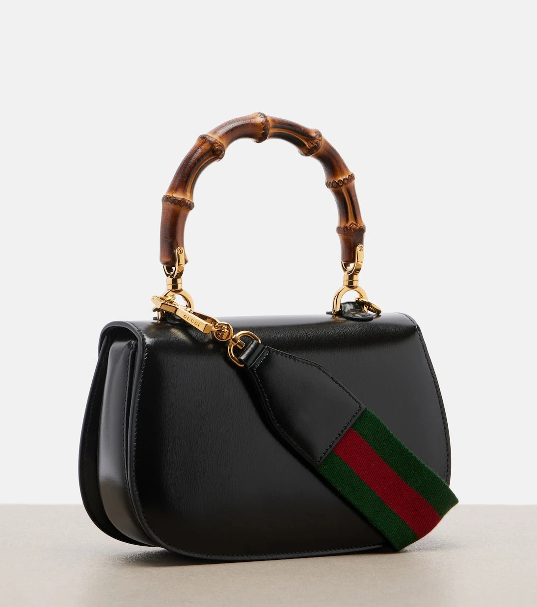 Gucci - Gucci Bamboo 1947 Small leather top-handle bag