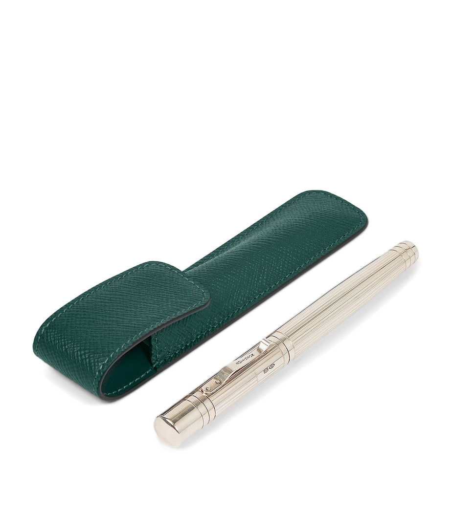 Smythson Leather Pen Sleeve