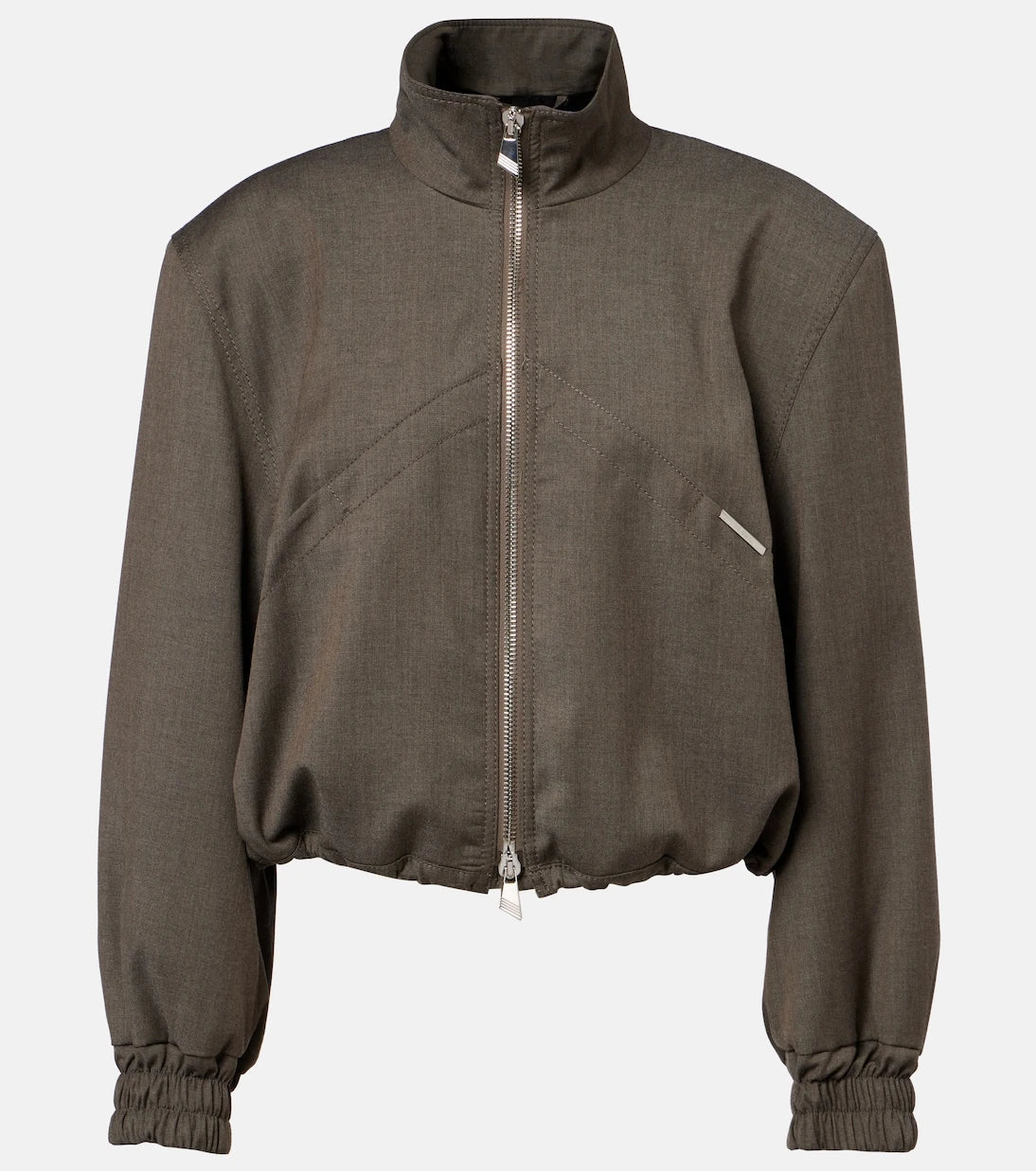 The Attico - Virgin wool-blend bomber jacket