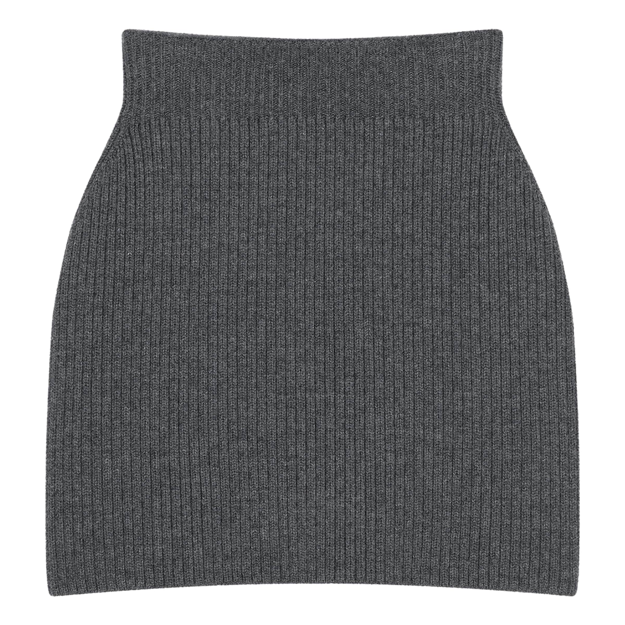 Givenchy Grey Wool-Alpaca Mini Skirt