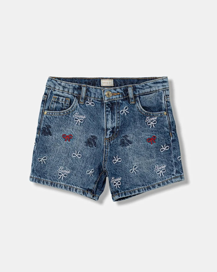 Guess Çocuk Denim Kısa Pantolon