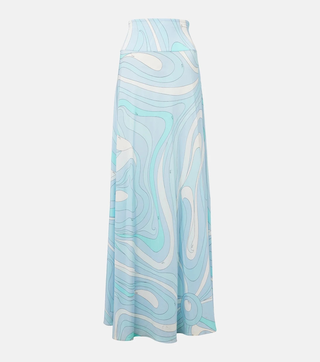 Pucci - Marmo high-rise satin jersey maxi skirt