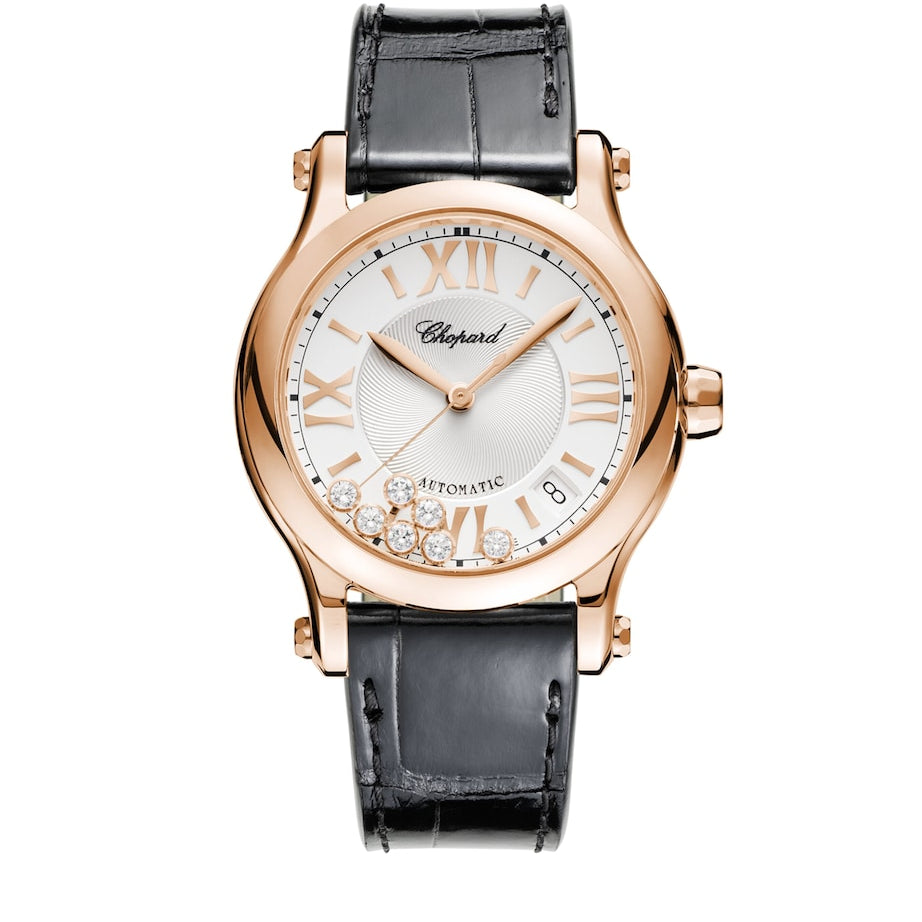 Chopard Rose Gold Happy Sport Automatic Watch 36mm