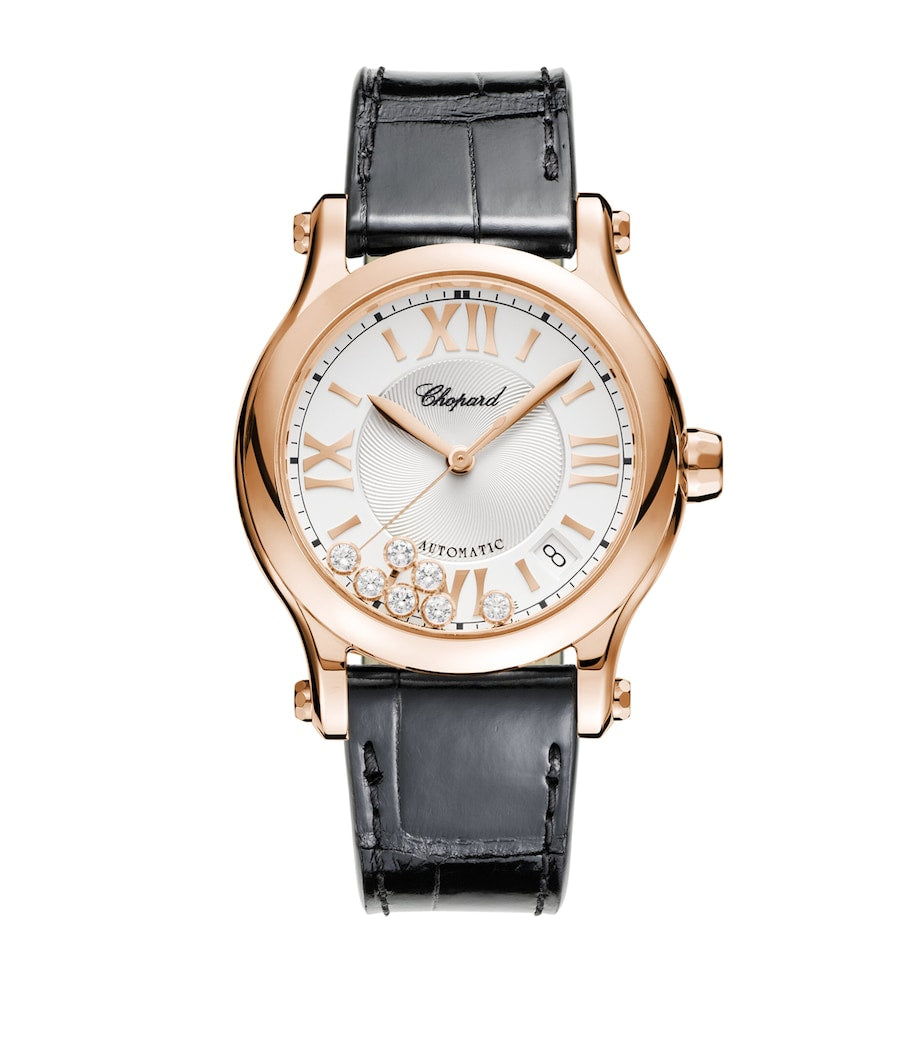 Chopard Rose Gold Happy Sport Automatic Watch 36mm