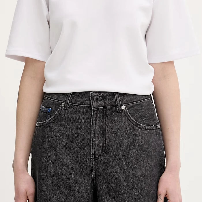 Karl Lagerfeld Jeans kısa pantolon kadın pamuklu