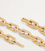 Yellow Gold and Diamond Pavé Link Necklace