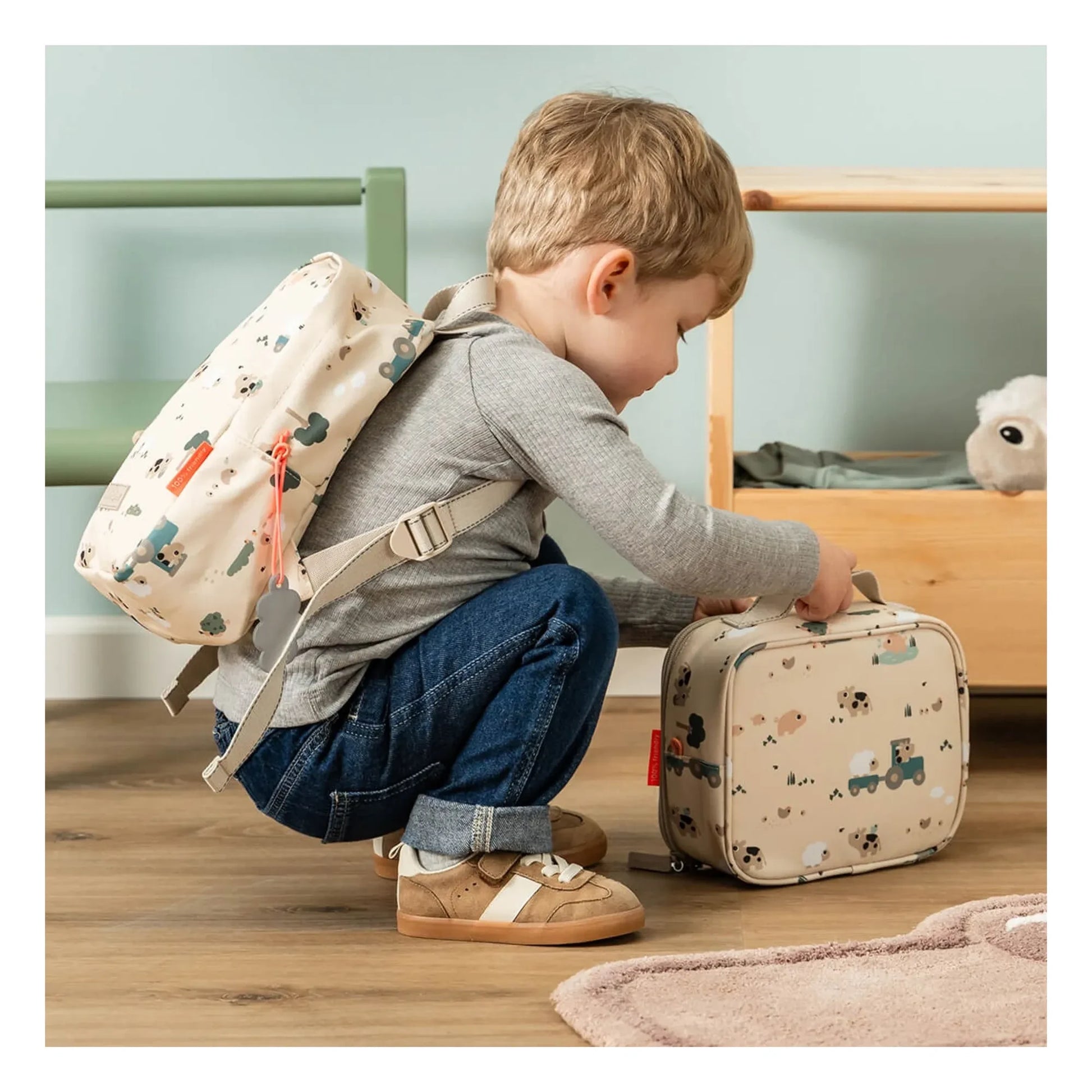 Done by deer - Mini Farm cooler bag | Sand