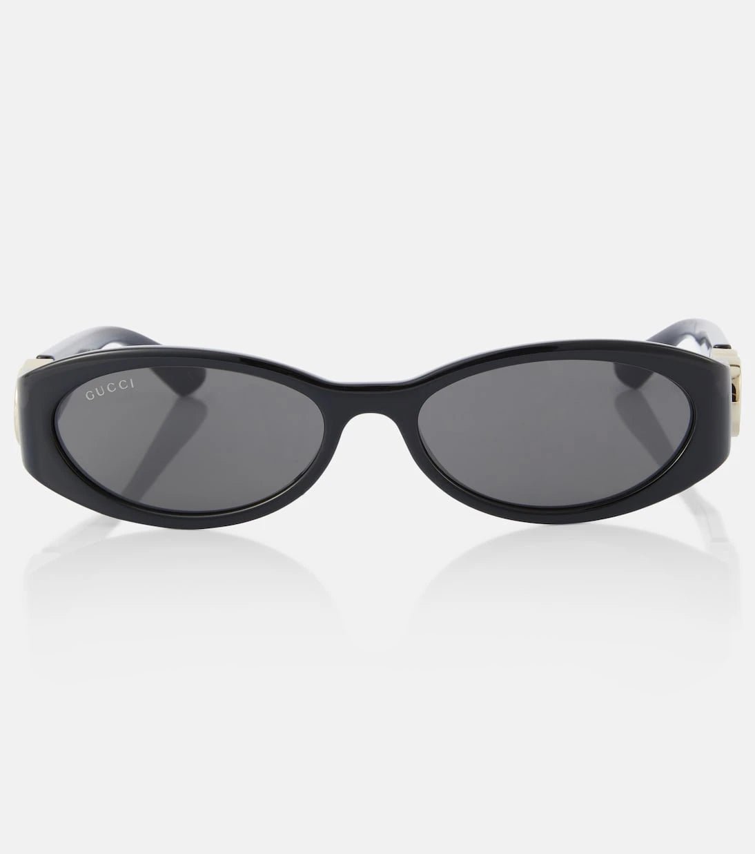 Gucci - Interlocking G oval sunglasses