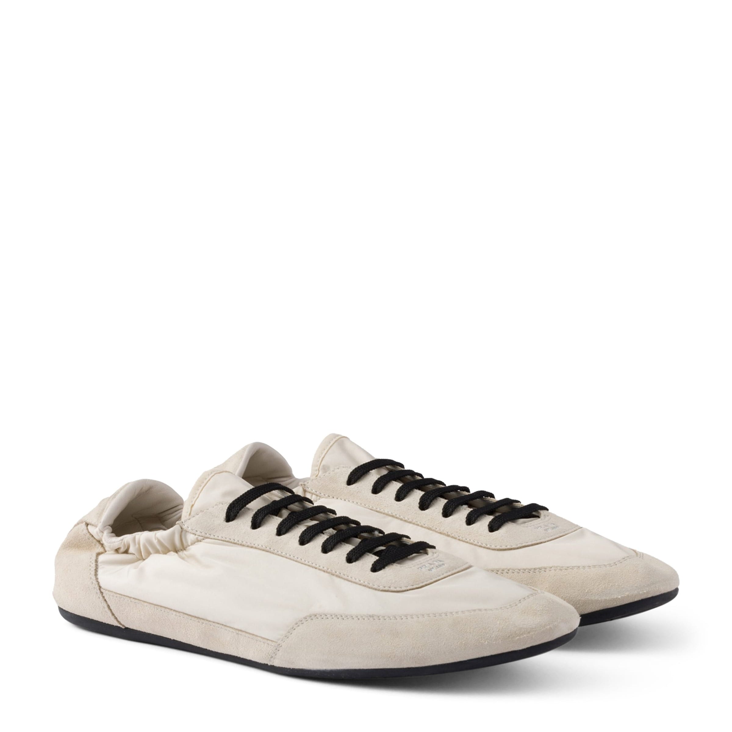 Re-Nylon and Suede Collapse Sneakers