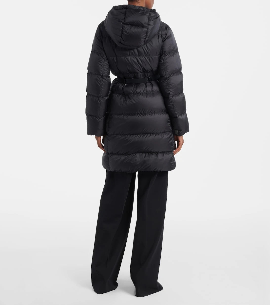 Max Mara - Belted quilted down coat
