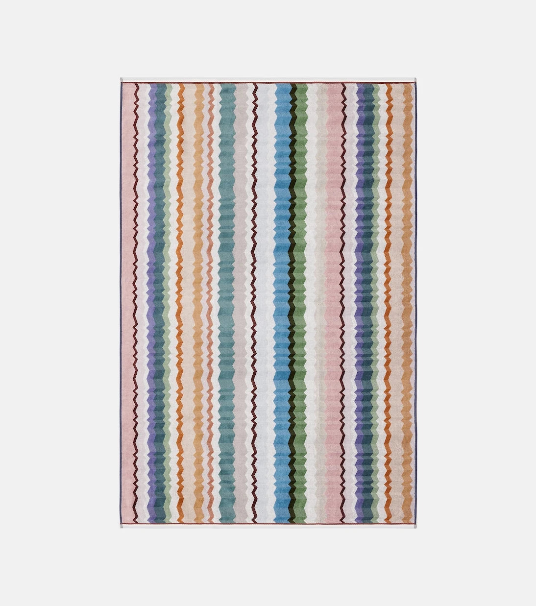Missoni - منشفة إيفا زيغزاغ من القطن المخملي