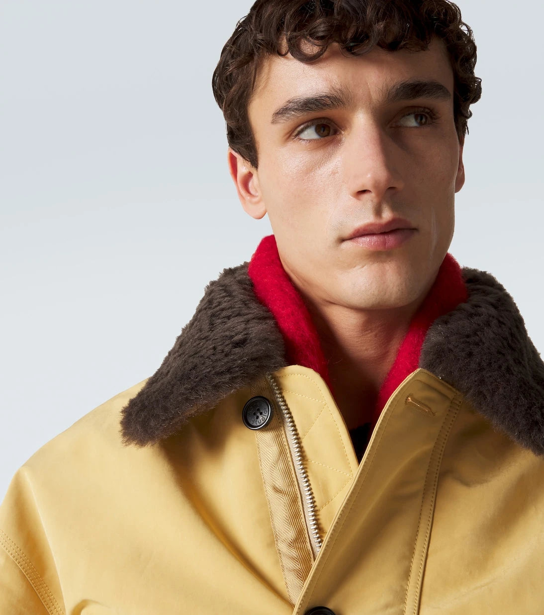Acne Studios - Logolu püsküllü ombré atkı