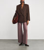 Weekend Max Mara Brown x Giuliva Heritage Virgin Wool Twill Blazer