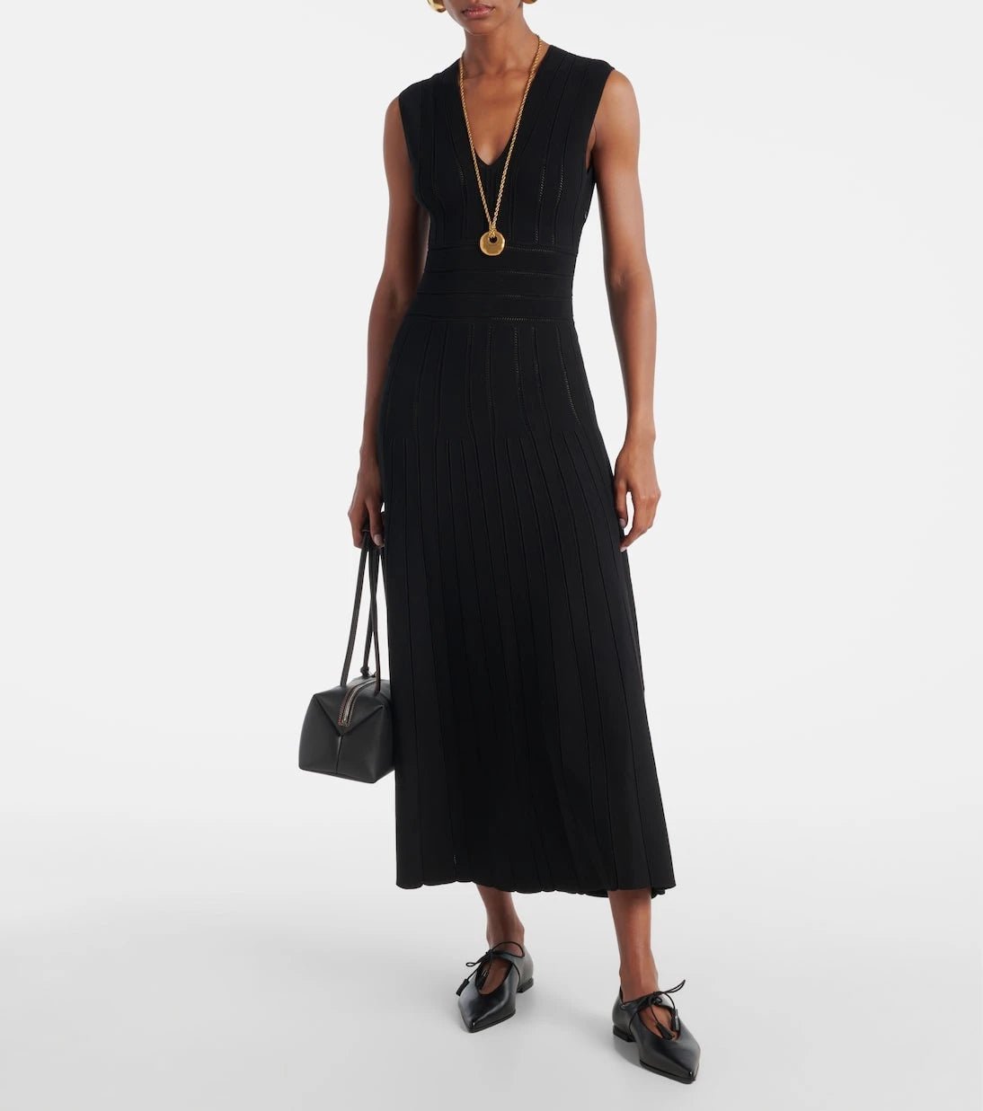 Max Mara - Tallone knitted maxi dress