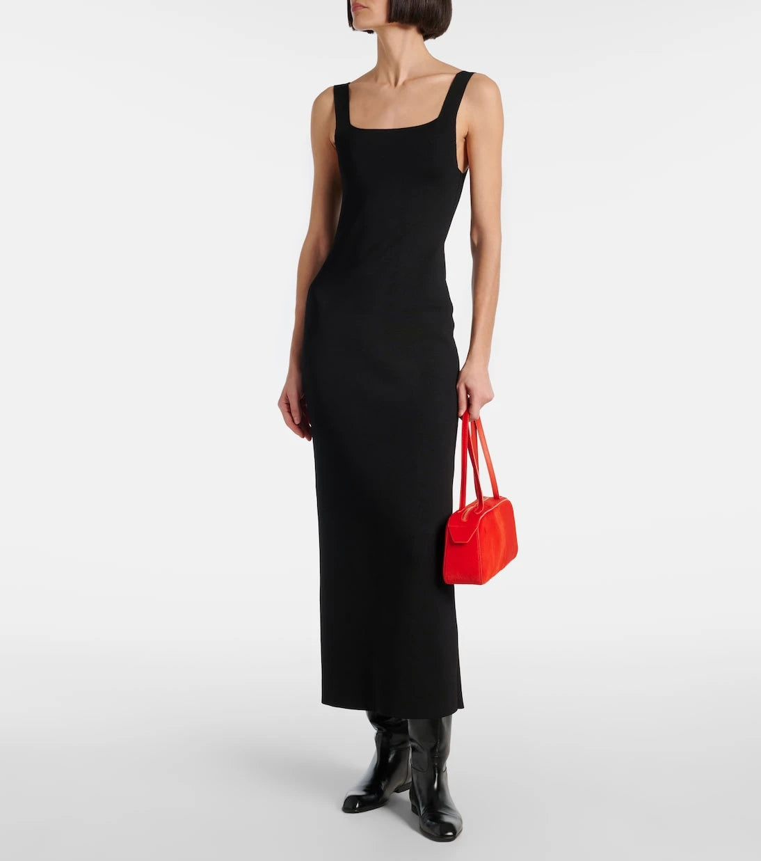 Khaite - Dixi knitted midi dress