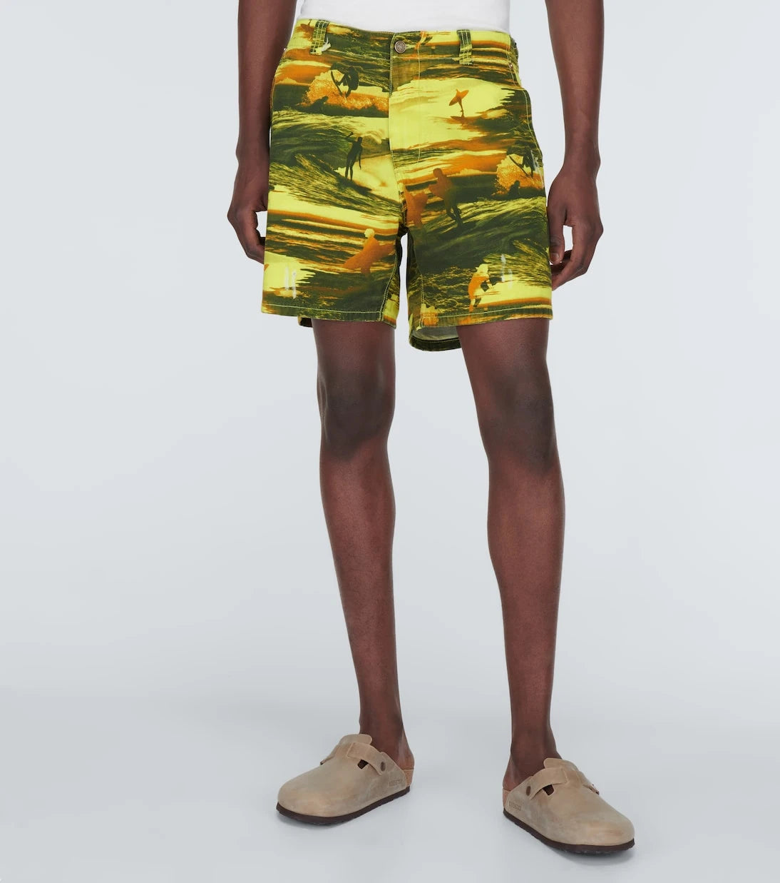 ERL - Printed cotton shorts