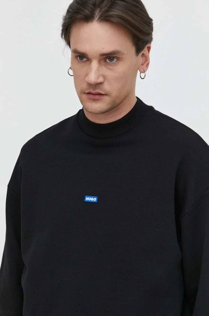 Pamuklu sweatshirt Hugo Blue Nedro
