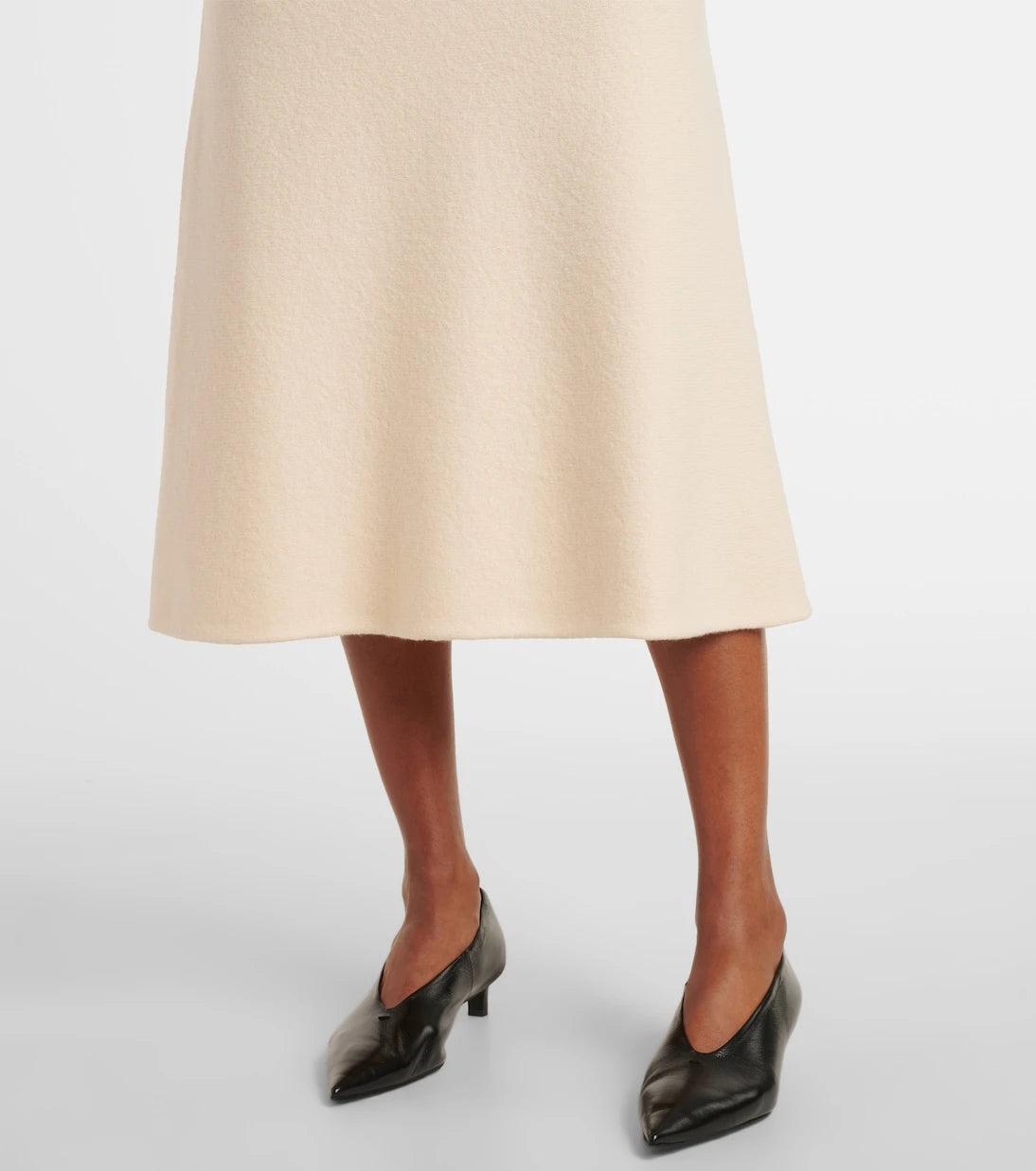 Jil Sander - Wool midi skirt
