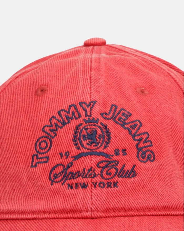 Tommy Jeans erkek pamuklu бейзбол şapkası