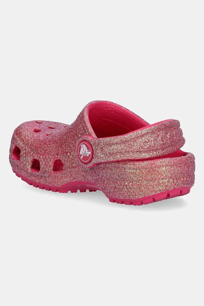Чехли Crocs CLASSIC IRIDESCENT GLITTER CLOG KIDS