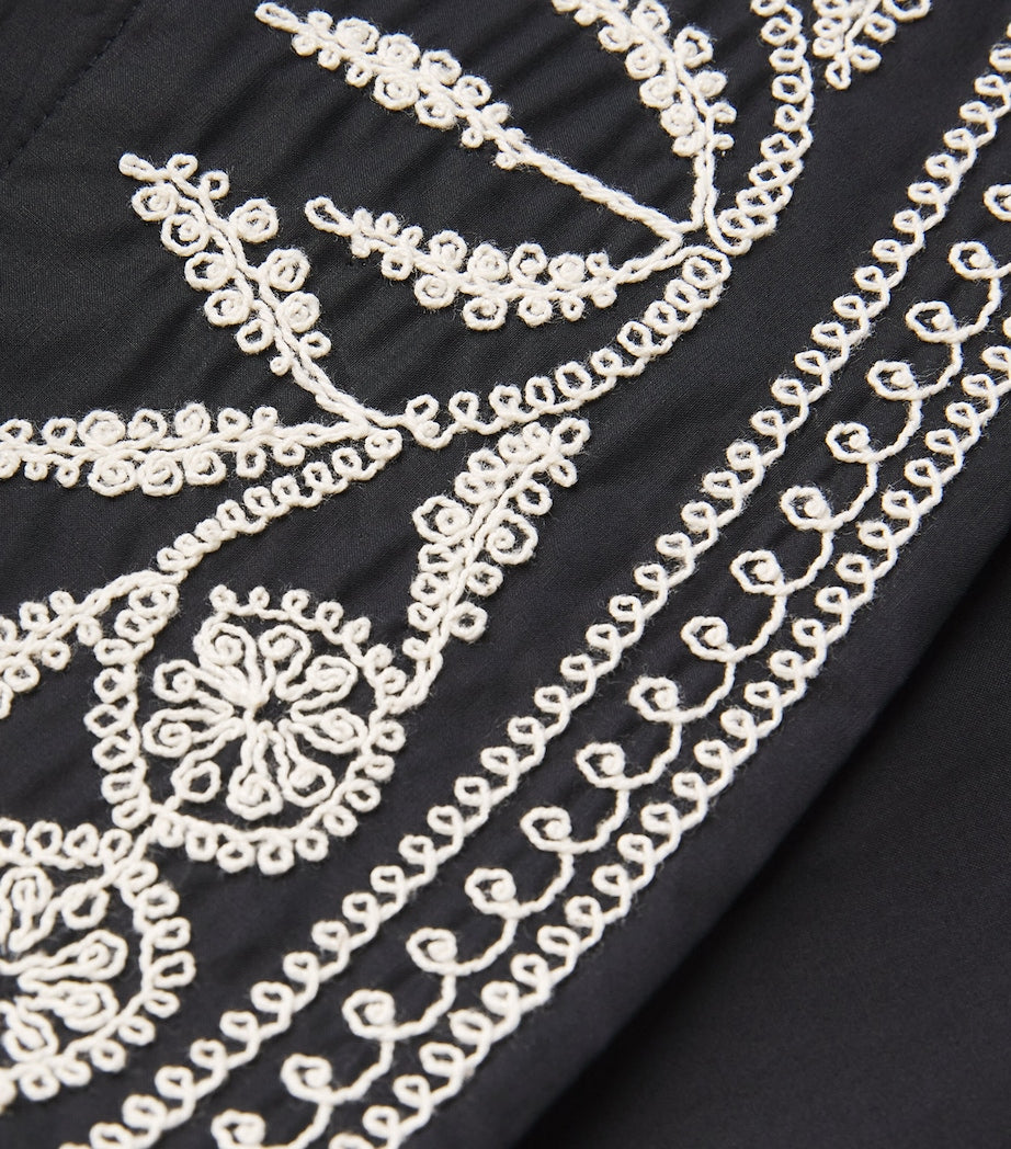 Embroidered Mary Mini Dress