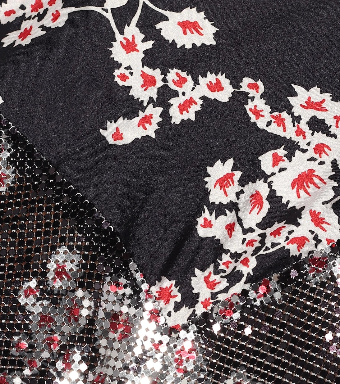 Rabanne - Embellished floral dress