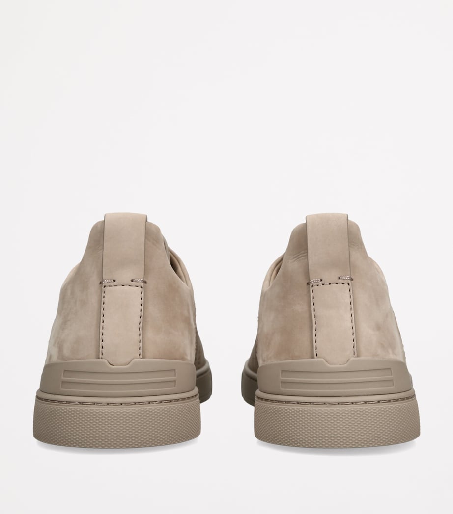 Crocodile Leather Triple Stitch SECONDSKIN Sneakers