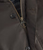 Barbour Brown Waxed Water-Resistant Beaudale Trench Coat