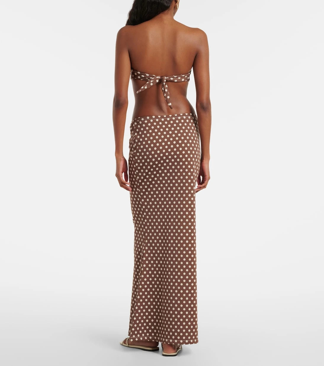 Montce - Natalia polka-dot maxi skirt