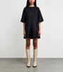 MAX&Co. Blue Jersey T-Shirt Mini Dress
