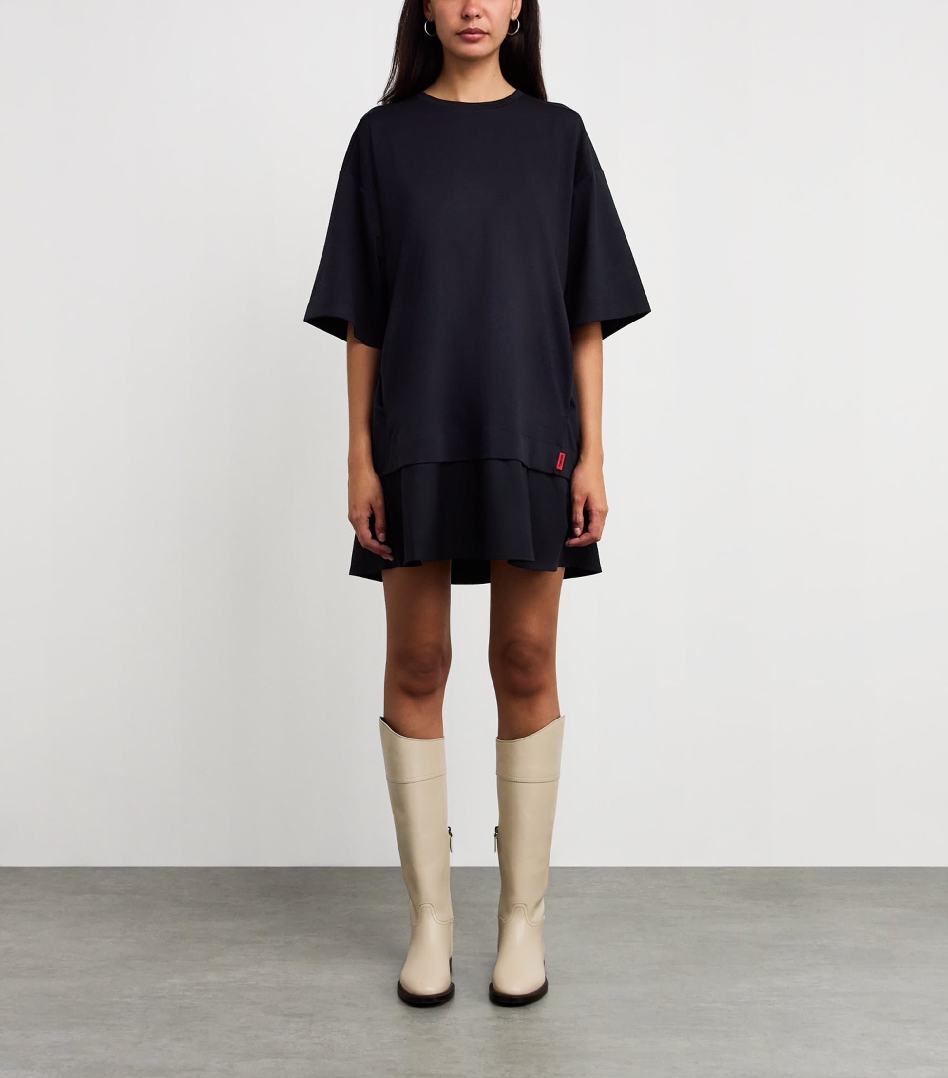 MAX&Co. Blue Jersey T-Shirt Mini Dress