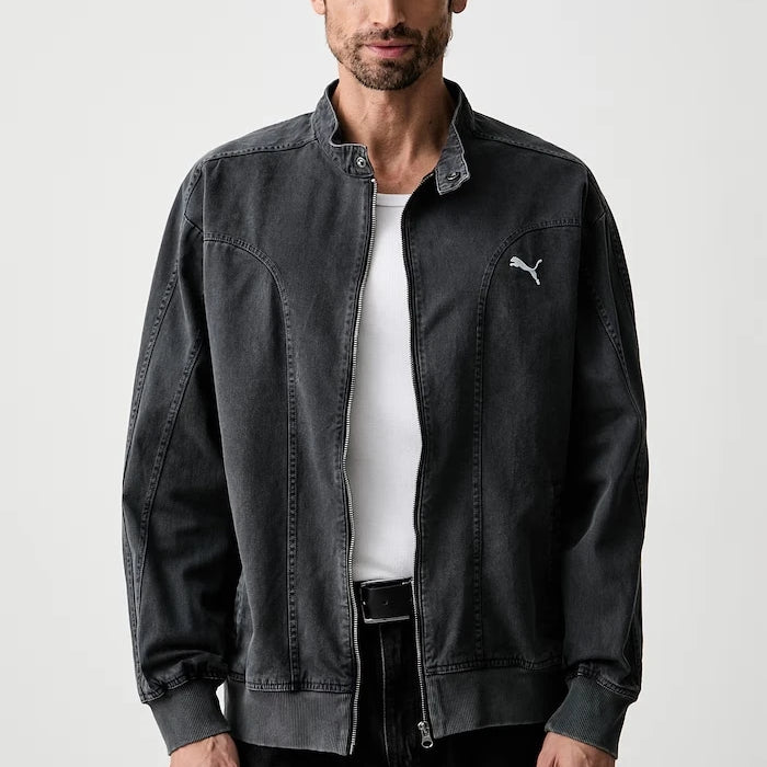 Puma erkek pamuklu denim ceket FUTURE PUMA ARCHIVE