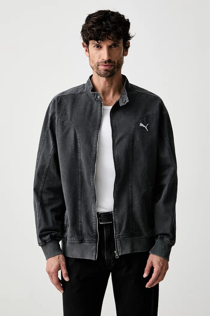 Puma erkek pamuklu denim ceket FUTURE PUMA ARCHIVE