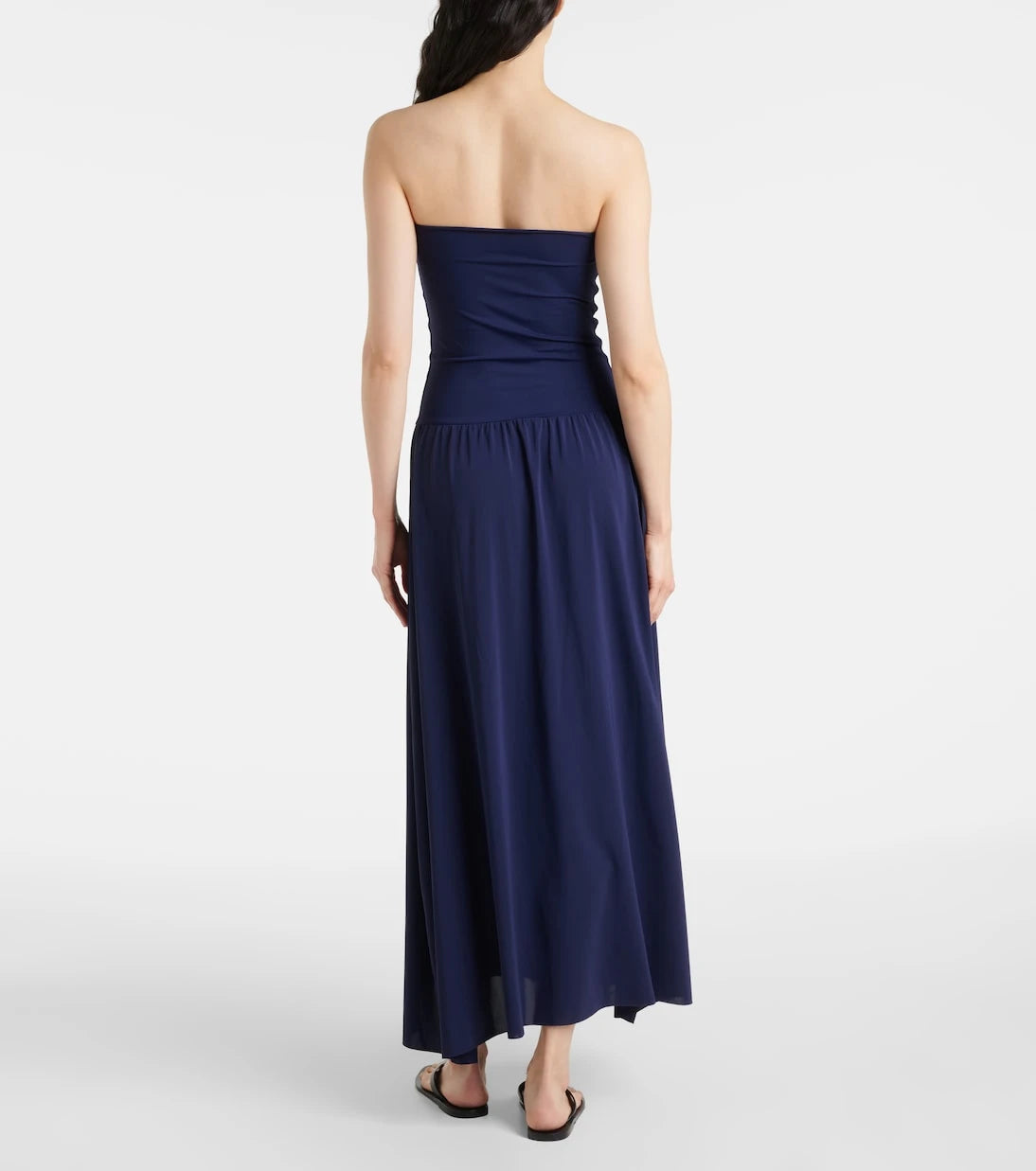 Eres - Oda jersey and crêpe jersey maxi dress