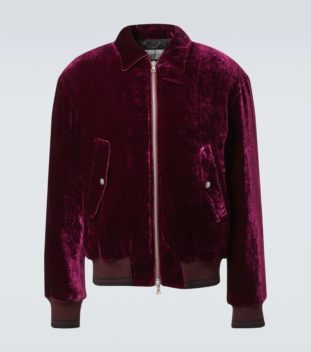 Dries Van Noten - Velvet bomber jacket