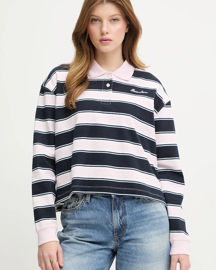 Guess Jeans блуза с дълги ръкави дамска от памук