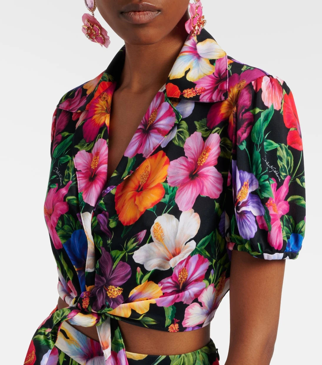 Dolce&Gabbana - Floral crop top