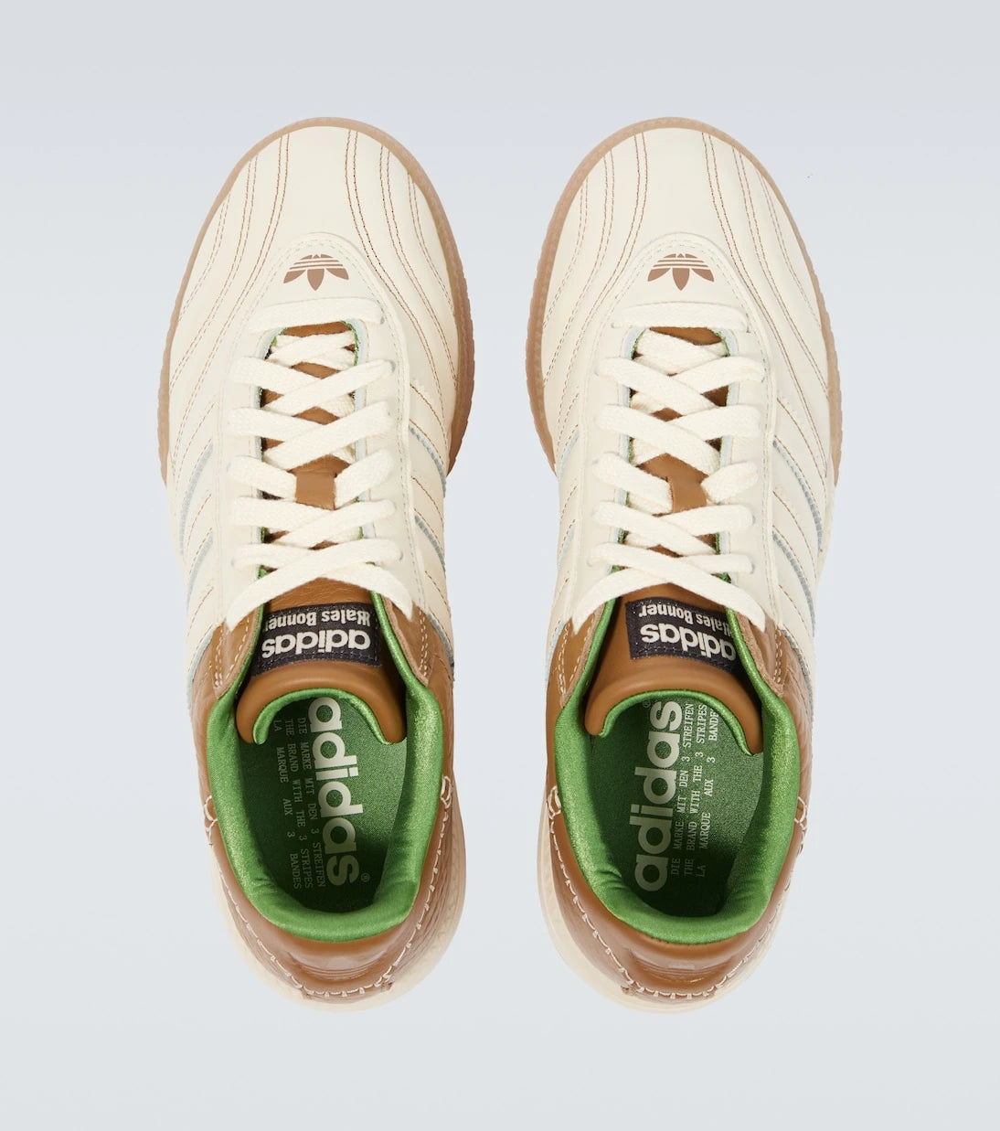 Adidas - حذاء رياضي سامبا الجلدي من x ويلز بونر