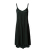 Green Stripe Indra Mini Slip Dress