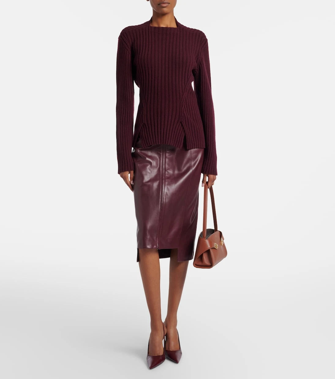 Ferragamo - Hug East-West Small leather shoulder bag