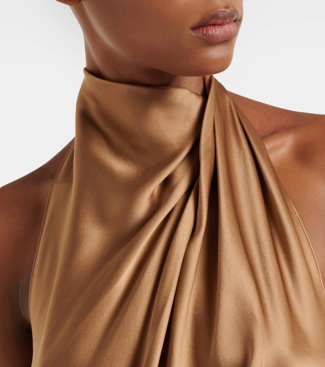 The Sei - Halterneck silk satin gown
