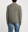 Green Cashmere Crew-Neck Sweater