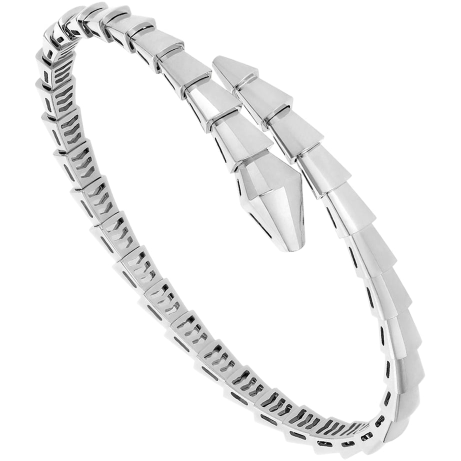 White Gold Serpenti Viper Bracelet