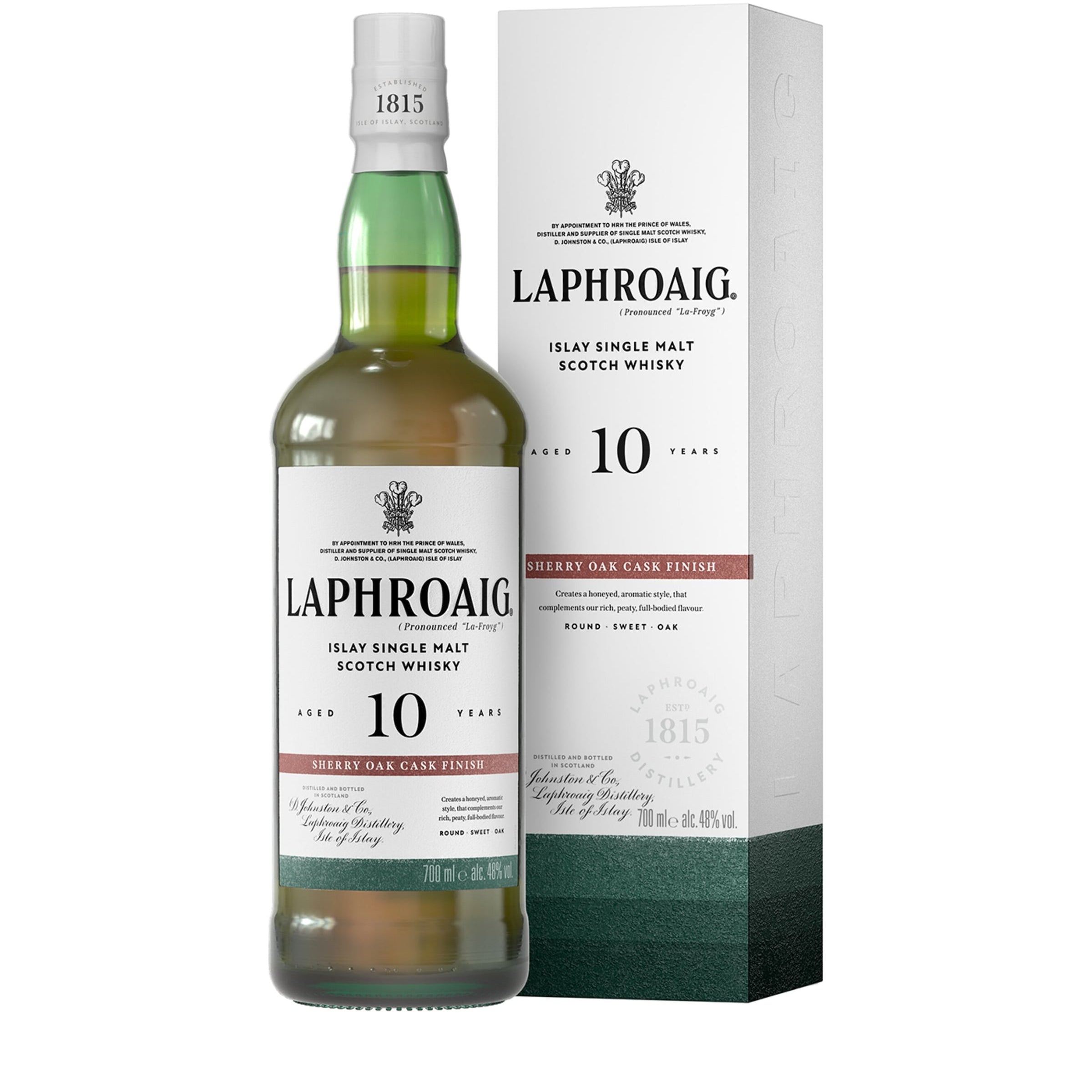 Laphroaig 10-Year-Old Sherry Oak Scotch Whisky (70cl)