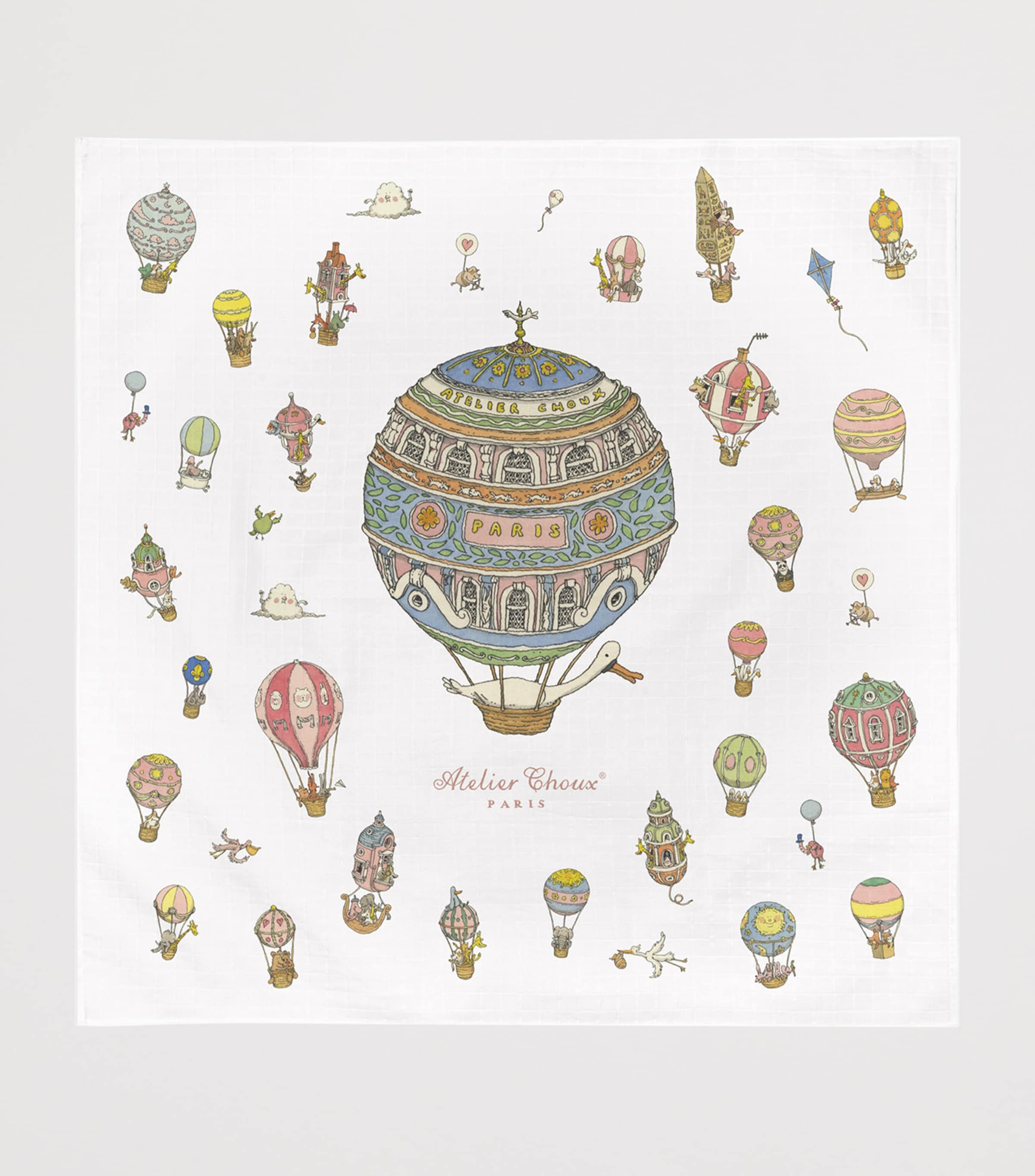 Printed Bib, Blanket and All-In-One Set (3-6 Months)