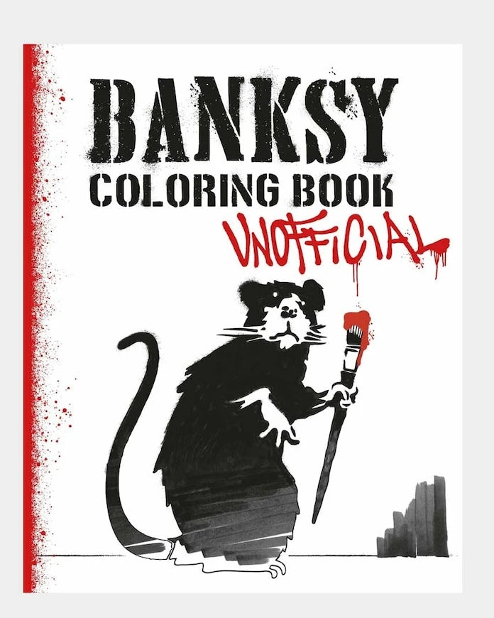 Книжка за оцветяване home & lifestyle Banksy Coloring Book by Magnus Frederiksen
