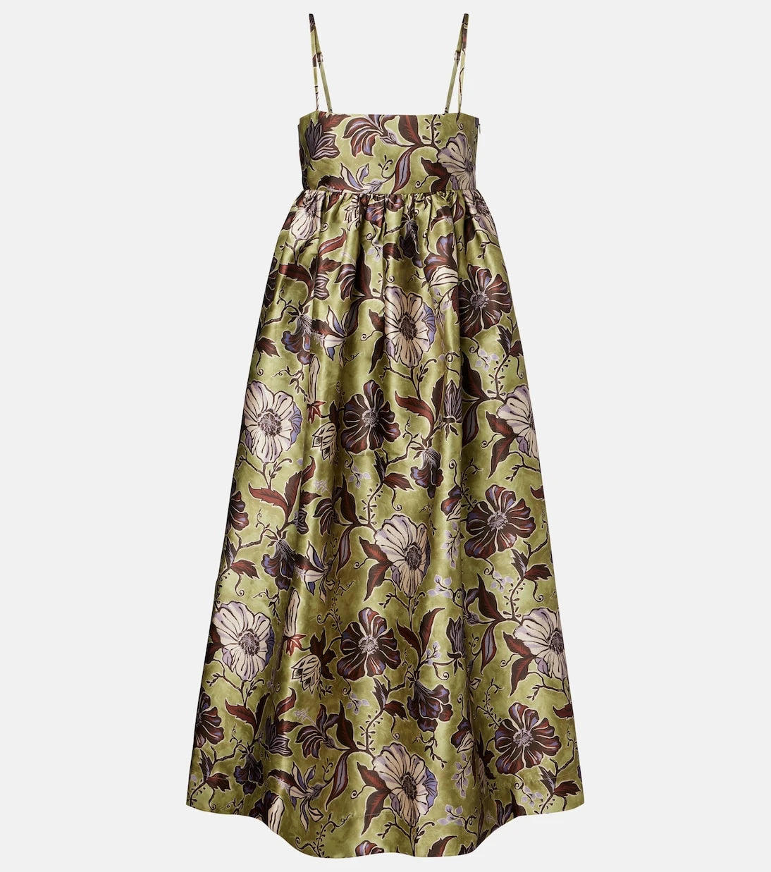 Alémais - Citron floral midi dress